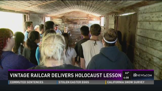 Kereta api antik memberikan pelajaran holocaust