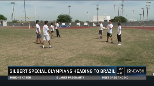 Gilbert Special Olympians menuju ke Brasil