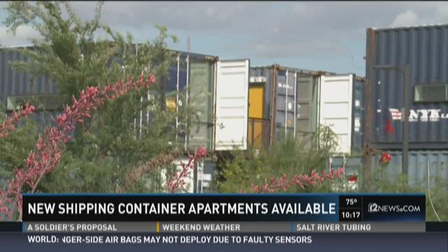 New shipping container apartments available