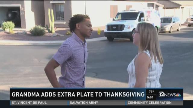 Teen, 'Grandma' spend Thanksgiving dinner together after mistaken invite