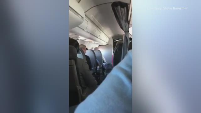 American Airlines passengers told to brace for landing in scary vid